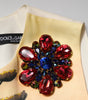 Dolce & Gabbana Multicolor Crystal Embellished A-line Mini Dress