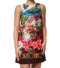 Dolce & Gabbana Multicolor Crystal Embellished A-line Mini Dress