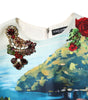 Dolce & Gabbana Multicolor Crystal Embellished A-line Mini Dress