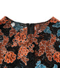 Dolce & Gabbana Multicolor Floral Embroidery Shift Mini Dress
