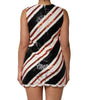 Dolce & Gabbana Multicolor Sequin Embellished Shift Dress