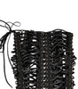 Dolce & Gabbana Black Eyelet Embellished Corset Style Top