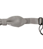 Dolce & Gabbana Gray 100% Silk Faille Adjustable Neck Bow Tie Papillon