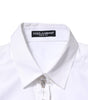 Dolce & Gabbana - Haut à col blanc orné de cristaux