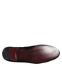 Dolce & Gabbana Black Velvet Gold Crown Mens Loafers Shoes