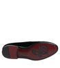 Dolce & Gabbana Black Velvet Loafers Formal Men Dress Shoes