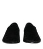 Mocassins en jacquard noir Dolce &amp; Gabbana pour homme