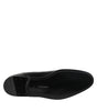 Bottes mi-mollet en cuir noir Dolce & Gabbana