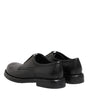 Dolce & Gabbana Black Leather Lace Up Derby Formal Shoes