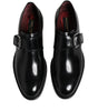 Dolce & Gabbana Black Leather Monk Strap Derby Formal Shoes