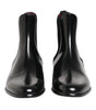 Dolce & Gabbana Black Chelsea Slip On Mid Calf Boots Shoes