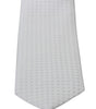 Dolce &amp; Gabbana Elegant White Patterned Silk Blend Neck Tie