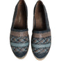 Espadrilles Dolce &amp; Gabbana en cuir de buffle tressé bleu gris