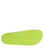 Sandales à enfiler en caoutchouc vert Dolce &amp; Gabbana, chaussures de plage