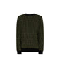 Balmain Green Wool Sweater