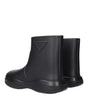 Prada Black Cotton Ankle Boots