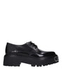 Celine Black Leather Oxfords And Derbies