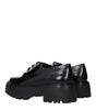 Celine Black Leather Oxfords And Derbies