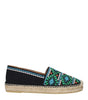 Espadrilles en tissu noir Prada