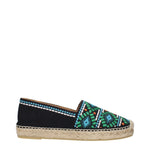 Espadrilles en tissu noir Prada