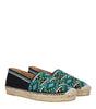 Espadrilles en tissu noir Prada