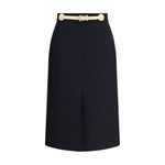 Jupe midi ceinturée Valentino