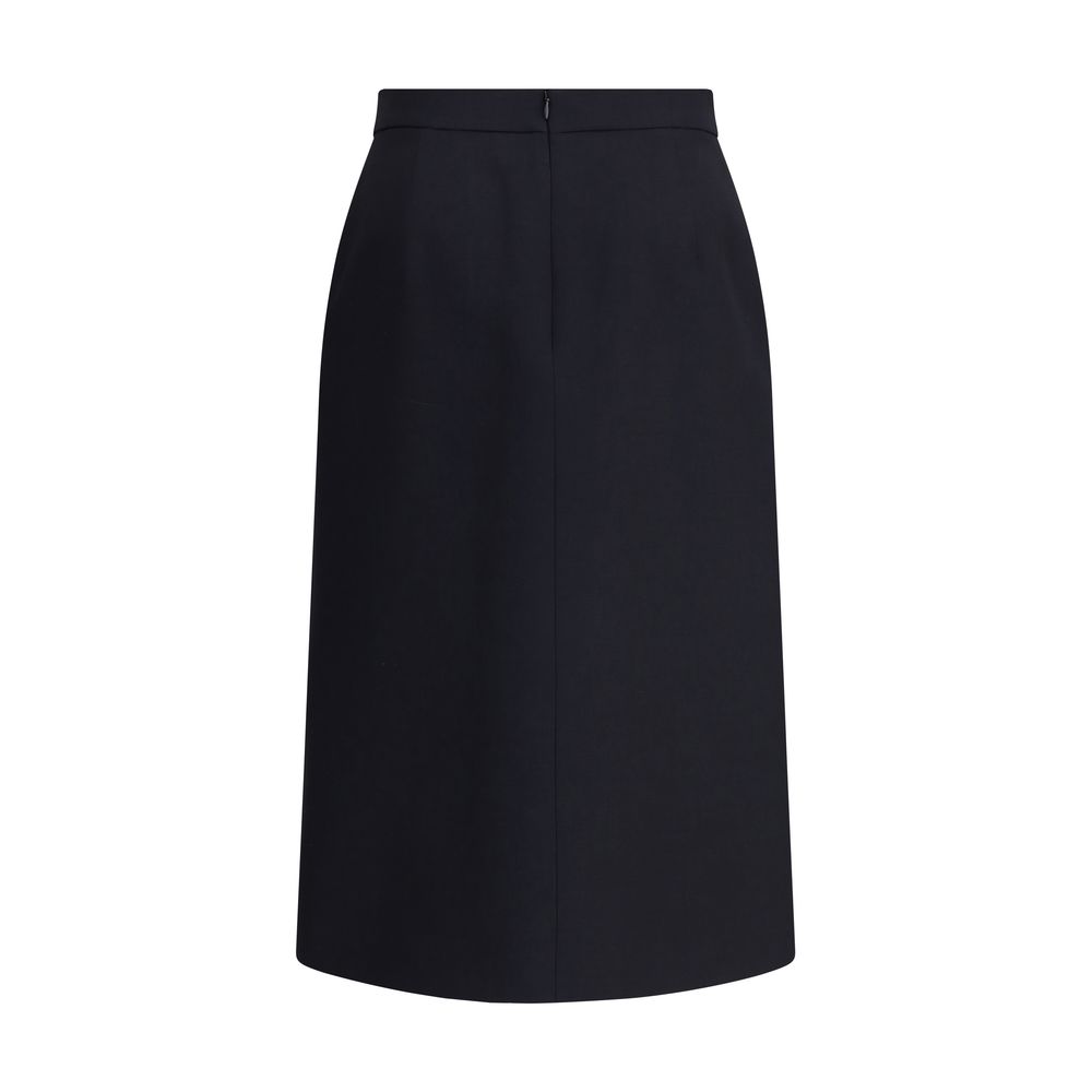 Valentino Belted Midi Skirt