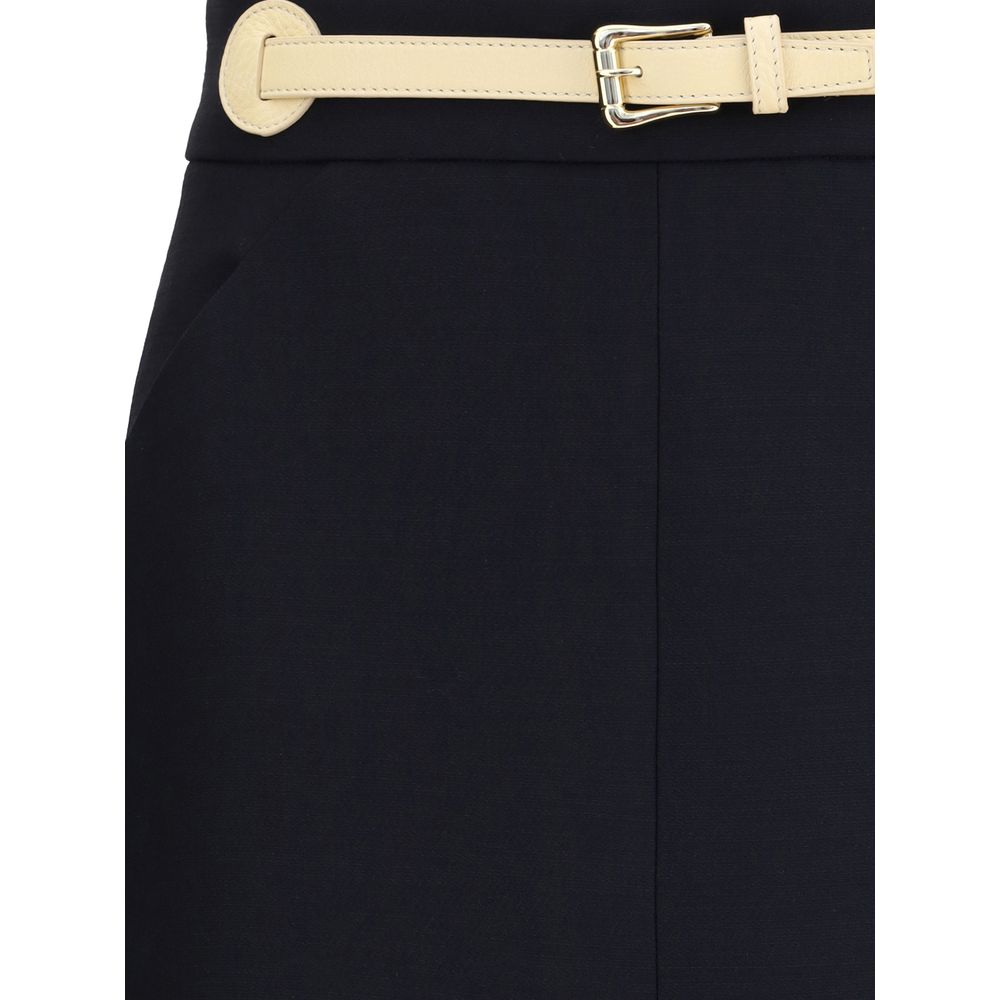 Jupe midi ceinturée Valentino