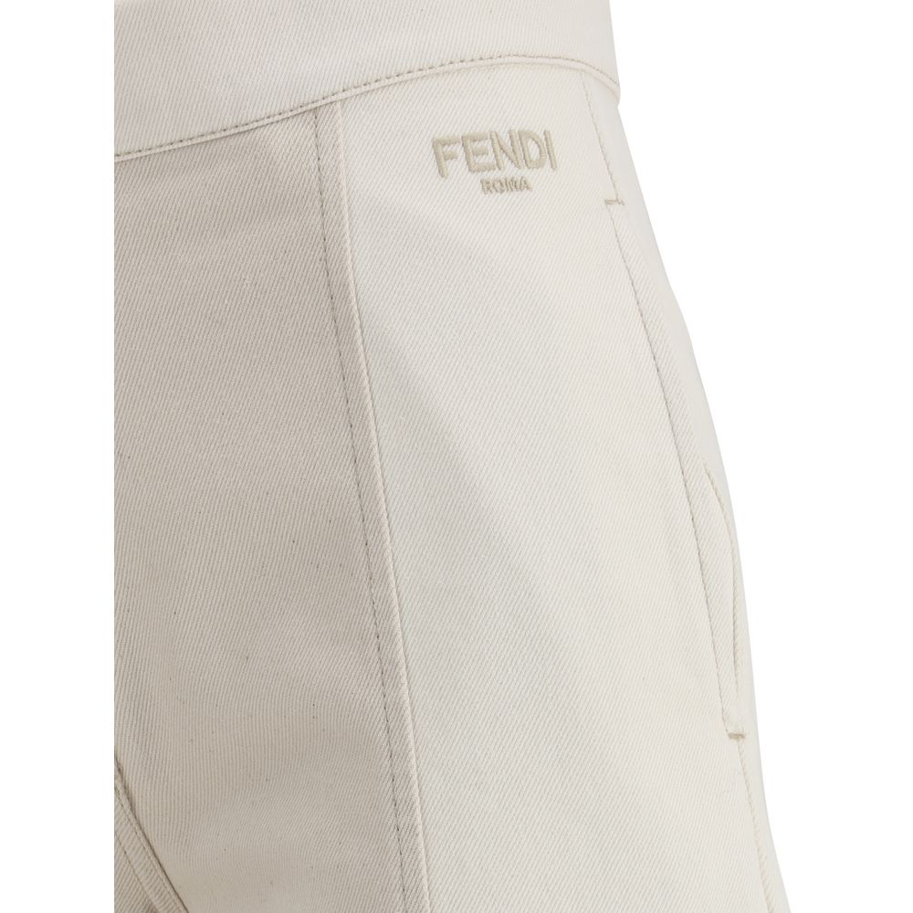 Pantalon en coton Fendi