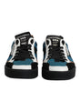 Dolce & Gabbana Multicolor Lace Up Low Top Sneakers Shoes