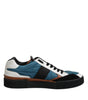 Dolce & Gabbana Multicolor Lace Up Low Top Sneakers Shoes