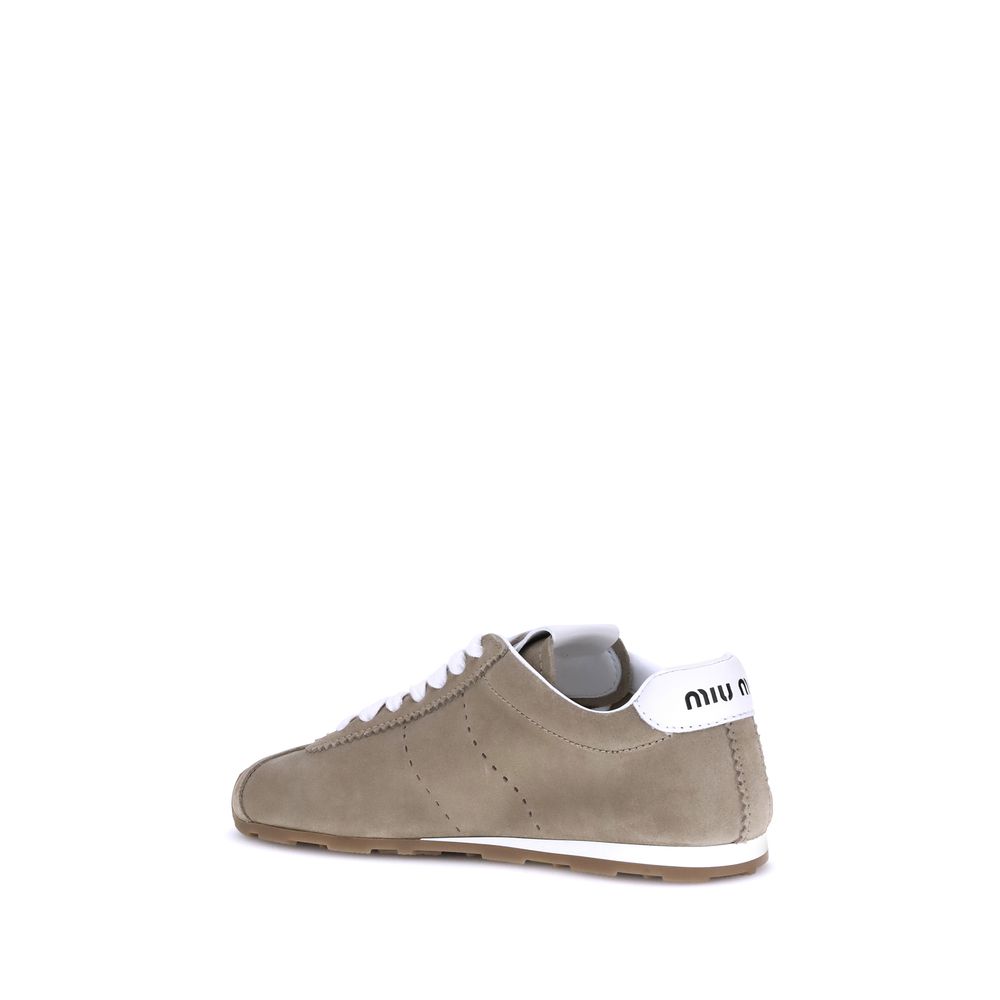 Miu Miu Suede Plume Sneakers
