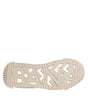 Dolce & Gabbana White Beige Leather Low Top NS1 Sneakers Shoes
