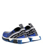 Dolce & Gabbana Blue Logo Low Top Sorrento Sneakers Shoes