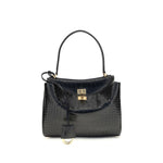 Sac à bandoulière Balenciaga Rodeo en cuir imprimé crocodile