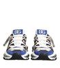 Dolce & Gabbana Blue White AIRMASTER Low Top Sneakers Shoes