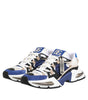 Dolce & Gabbana Blue White AIRMASTER Low Top Sneakers Shoes