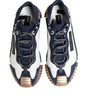 Dolce & Gabbana Blue White Low Top NS1 Men Sneakers Shoes