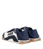 Dolce & Gabbana Blue White Low Top NS1 Men Sneakers Shoes