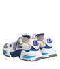Dolce & Gabbana Blue White AIRMASTER Low Top Sneakers Shoes