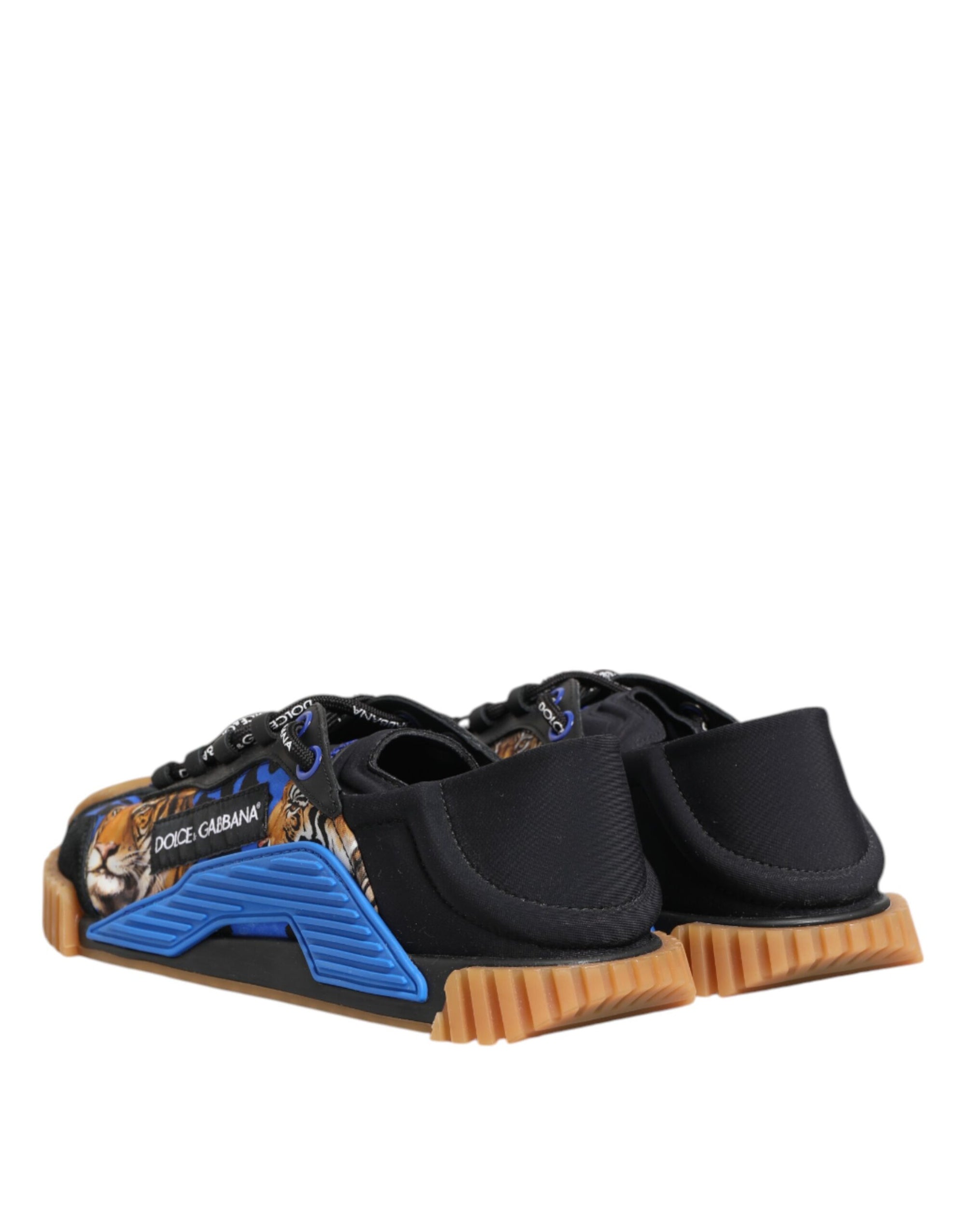 Baskets basses à lacets Dolce & Gabbana NS1 bleu et noir