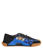 Baskets basses à lacets Dolce & Gabbana NS1 bleu et noir