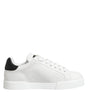 Dolce & Gabbana White Crown Patch Portofino Men Sneakers Shoes