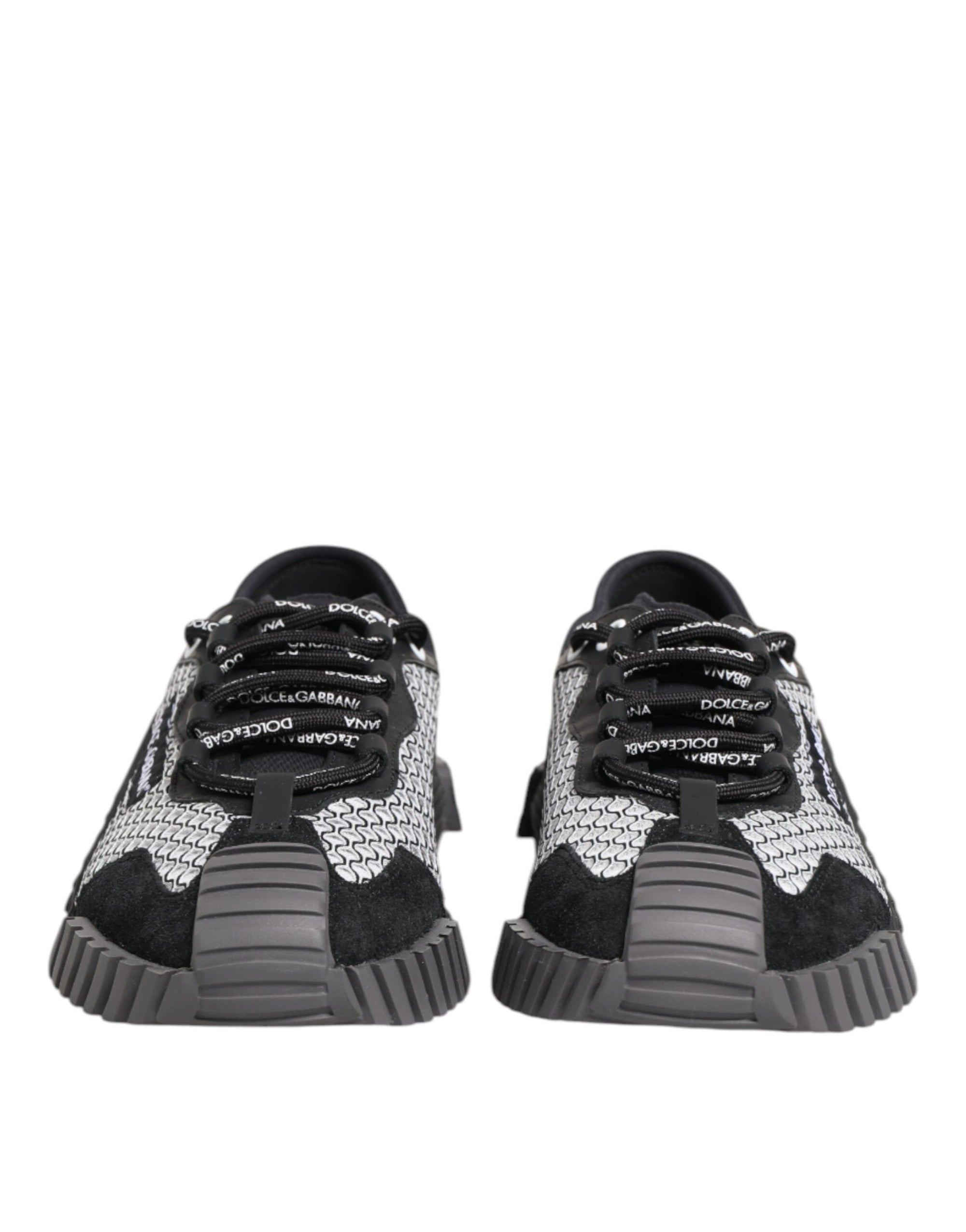 Dolce & Gabbana Multicolor Lace Up Low Top NS1 Sneakers Shoes