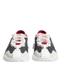Dolce & Gabbana Multicolor Lace Up Low Top NS1 Sneaker Shoes