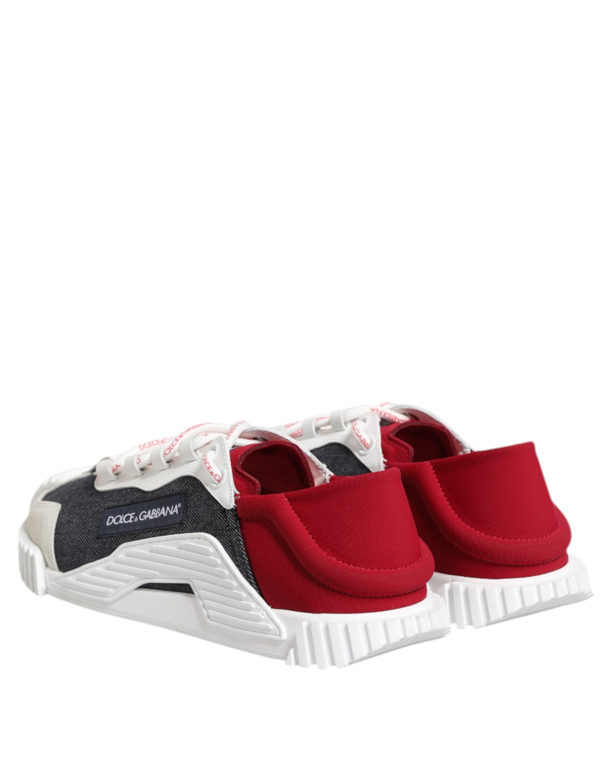 Dolce & Gabbana Multicolor Lace Up Low Top NS1 Sneaker Shoes