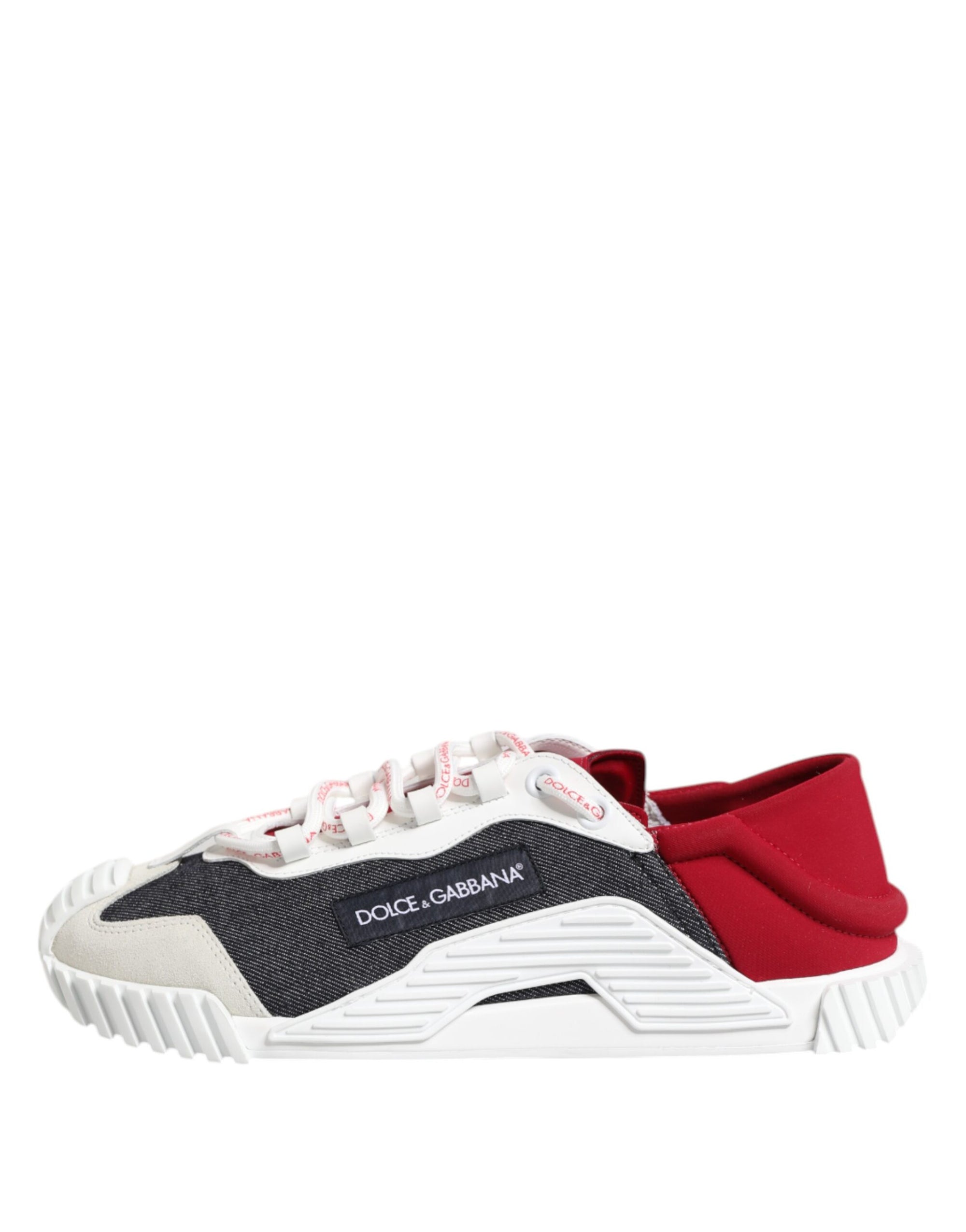 Dolce & Gabbana Multicolor Lace Up Low Top NS1 Sneaker Shoes