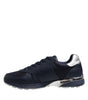 Dolce & Gabbana Blue Leather Logo Low Top Men Sneakers Shoes