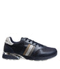 Dolce & Gabbana Blue Leather Logo Low Top Men Sneakers Shoes