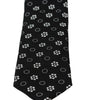 Dolce & Gabbana Black 100% Silk Floral Print Print Classic Tie